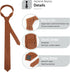 Mantieqingway Ties for Men, Wool & Cotton & Cashmere Skinny Tie 2.36'' Mens Neckties for Wedding Groomsmen Gifts Party...