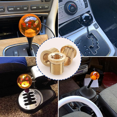 Universal Shift Knob Thread Adapters M8 X 1.25, M10 X 1.25, M10 X 1.5 ? 3PCS ?...