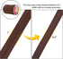 Mandala Crafts Double Fold Bias Tape for Sewing - 55 Yds Brown Bias Tape Double Fold 1/2 Inch Hem Quilt Binding - Fabric Piping Binding...