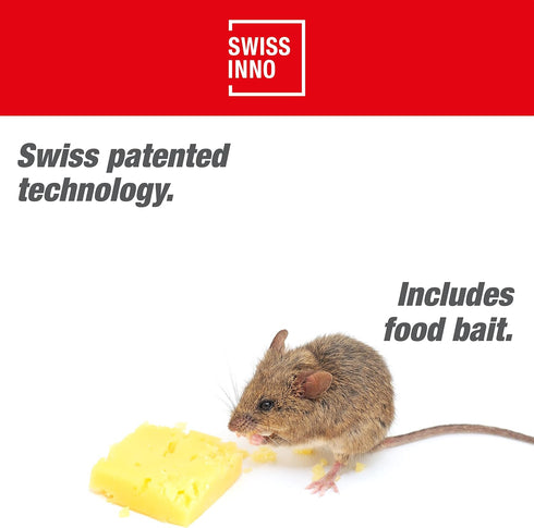 Mouse Trap Indoor for Home - Quick Humane Mice Kill - Outdoor Rat Trap – Tunnel No See No Touch Rodent Snap Catcher - Reusable and Safe for Famili...