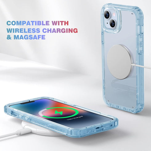 Diaclara Designed for iPhone 14 Case, Full Body Rugged Case with Built-in Touch Sensitive Anti-Scratch Screen Protector, with Camera Lens Protecto...