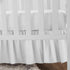 American Baby Company Ultra Soft Microfiber Ruffled Porta/Mini-Crib Skirt, White, for Boys and Girls...