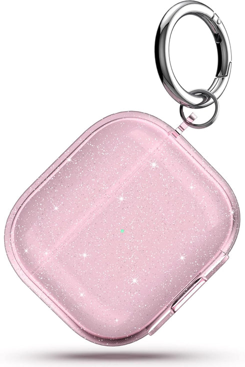 ULAK Compatible with AirPods 3 Case for Women Girls, Transparent Shockproof Soft TPU Protective Cover with Keychain for AirPods 3rd Generation 202...