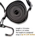 Car Cover Straps Wind Protector, 3Pcs Adjustable Elastic Windproof Ropes Protect Car Cover from High Winds, Universal Fit Most Cars (Black)...