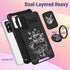 (2in1 for Samsung Galaxy S20 FE Case for Women Cute Girls Cover Butterfly Girly Pretty Kawaii White Butterfly Design with Camera Cover and Ring St...