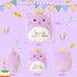 SQEQE Cat Stuffed Animal Kawaii Cat Plushie with Golden Crown Soft Kitty Stuffed Toy Birthday Party Decoration Gift for Kids Girls Boys(Purple Cat...