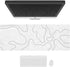 Ovenbird Large Gaming Mouse Pad with Stitched Edges, Minimalist Topographic Map Desk Mat, Extended XL Mousepad with Anti-Slip Base, Cool Desk Pad ...