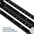 POWERTEC Multi Angle Measuring Ruler for Woodworking, Crafting, Construction, Flooring & Tile Cutting, Aluminum Angle Finder, Template & Layout To...