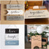 Family Farmhouse Stencils for Painting on Wood - 20 Pack Large Inspirational Words Quotes Saying Sign Stencil Templates, Welcome Believe Blessed T...