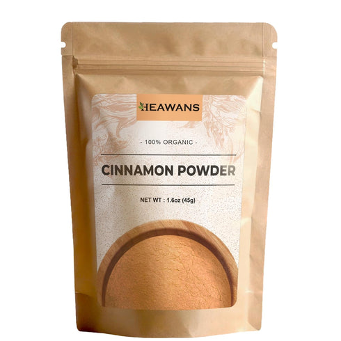 Organic Ceylon Cinnamon Ground Premium (Real or True Cinnamon) Grade Powder from a USDA certified farm in Sri Lanka. (1.6 oz)...