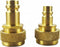 Quick Adapter Adjustable High and Low Side Connection R134a Quick Coupler Connection to R1234yf, R134a to R1234yf Conversion Kit for AC Refrigeran...