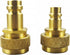 Quick Adapter Adjustable High and Low Side Connection R134a Quick Coupler Connection to R1234yf, R134a to R1234yf Conversion Kit for AC Refrigeran...