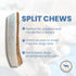 Split Elk Antler Dog Chew - Premium Elk Antlers - Medium - Best for Dogs Under 40 pounds...