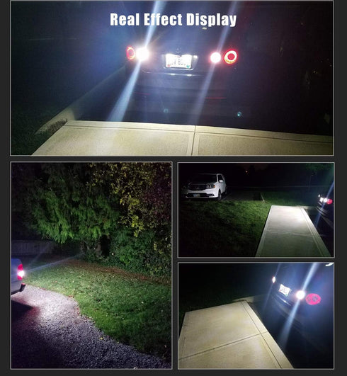 1400 Lumens Extremely Bright 144-SMD 7443 7440 7441 7444 W21W LED Bulbs 9-30V with Projector for Backup Reverse Lights, Parking Lights, Tail Brake...