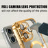 Misscase iPhone 13 Pro MagSafe Case with Camera Protector, Clear Magnetic Anti-Scratch Cover - Gold......