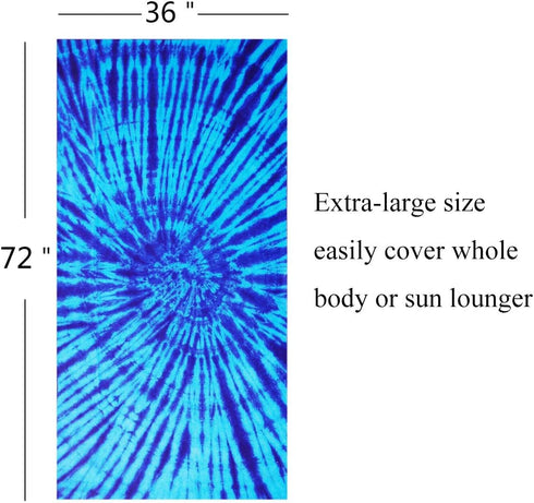 2 Packs Oversized Beach Towel Set Extra Large Big XL Pool Camping Swim Clearance Towels 36x72 Soft Blanket Cruise Essentials Accessories Must Have...
