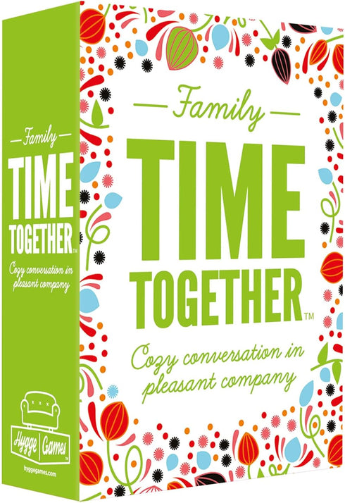 Hygge Games Time Together Family Game – Fun Conversation Starters Card Game for Families, Multicolored, Green, 4" L x 3" W x 1.5" H...