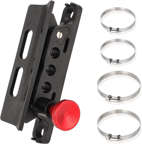 Quick Release Fire Extinguisher Holder Mount Bracket High Density Nylon Roll Bar Mount Bottle Holder Adjustable with 4 Clamps for Wrangler TJ JK J...