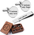 Kooer Personalized Engraved Cuff Links Tie Clip Set Custom Engrave Phrase Wedding Cufflinks Jewelry Gift for Father Dad Of all the Walks We've tak...