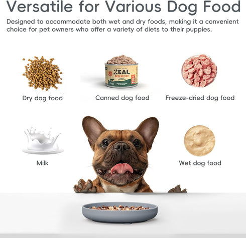 Slow Feeder Dog Bowls, Silicone Slow Feeder for Dogs & Puppies, Dog Puzzle Bowl with Suction Cup for Anxiety Relief, Slow Eating, Dishwasher Fit, ...
