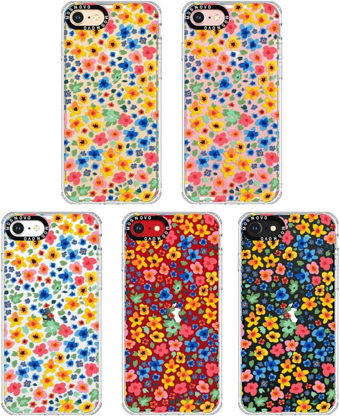MOSNOVO Compatible for iPhone SE 2022 Case/iPhone SE 3 Case/iPhone SE 2020 Case/iPhone 8 Case/iPhone 7 Case, Flower Lovely Floral Design for Women...