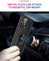 Military Grade Drop Impact for Samsung Galaxy A52 5G Case 360 Metal Rotating Ring Kickstand Holder Armor Heavy Duty Shockproof Cover for Galaxy A5...