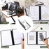 Portable Dry Erase Notebook, Reusable A5 Small Whiteboard with Marker Cleaning Cloth Double-Sided Dry Erase Writing Board for Office School Home B...