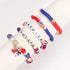 Ardorchid Halloween Bracelets for Women Pumpkin Ghost Steleton Bat Skull Beaded Stackable Stretchy Bracelet Rugby Thanksgiving Christmas Heishi Br...