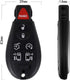 Keyless Remote Key Fob Replacement for 2008-2015 Chrysler Town and Country,2008-2014 Dodge Grand Caravan, M3N5WY783X 433MHZ,Pack of 2...