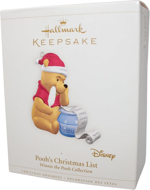 WINNIE THE POOH - POOH'S CHRISTMAS LIST 2006 Hallmark Ornament QXD8323...