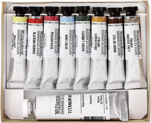 Williamsburg Artist Oil Colors by GOLDEN, Signature Colors 11ml Set...