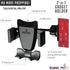 2-in-1: Monitor/Laptop Phone Holder & Headphone Hook Clip – Gravity Side Mount by GadgetRest...