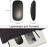 Slim Bluetooth Mouse, USB Wireless Mouse with 2.4GHz Nano Receiver, Portable Small Mouse Compatible with iPad, Tablet, Computer, Laptop, Silent Mi...