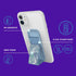 CLCKR Cell Phone Grip and Expanding Stand, Universal Adhesive Phone Grip Holder with Multiple Viewing Angles for iPhone 14/13/12, Samsung Galaxy S...
