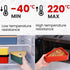 Pizza Leftover Storage Container with 2 Pizza Trays,Reusable Pizza Slicone Container,Silicone Food Container Lunch Box Withstand Temperature in -4...