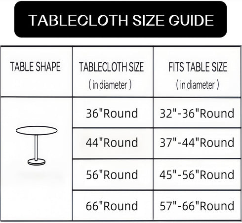 Clear Round Vinyl Fitted Tablecloth Waterproof Oilcloth Heavy Duty Elasticized Table Cover Elastic Edge Design Plastic Tablecloth Protector for Ro...