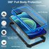 for iPhone 12 Case, iPhone 12 Pro Case,with Screen Protector Heavy Duty Drop Protection, Full Body Rugged Shockproof Tough Protective Phone Cover ...