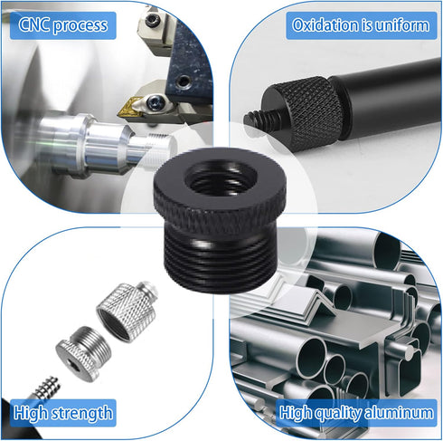 Camera Screw Adapter 3/8"-16 Female to 5/8"-27 Male Threaded Screws Converter Kit for DSLR Cameras Monitor Tripod Microphone Stand Mount, 3 Pack S...
