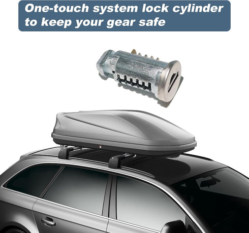 4 Pack Lock Cores Compatible with Thule Roof Racks Components, includes 4 Cores, 2 Keys and A Control Key (4 Pack)...