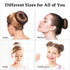 Donut Hair Bun Maker 6 Pieces, Ring Style Hair Bun Donut (1 L, 2 M and 3 S) with Pins 5 Elastic Bands, 20 Hair Bobby and 4 Pony Hair Tools for Wom...