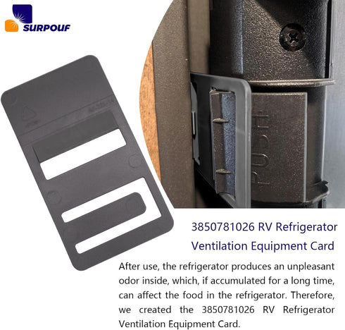 2-Pcs 3850781026 RV Refrigerator Airing Device Card Fits for Dometic DM26XX?DM28XX Refrigerator Airing Device Service Kit...