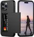 Nvollnoe Compatible with iPhone 15 Pro Max Case with Card Holder Heavy Duty Protective Dual Layer Shockproof Hidden Card Slot Slim Wallet Phone Co...
