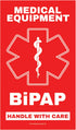 BiPAP Medical Equipment Luggage Tag - Handle with Care, DOT and ACAA regulations (Lug-BiPAP -329) Quantity (2)...