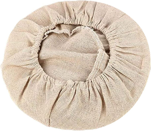 Cream-Coloured Oval Bread Banneton Proofing Basket Liner Cloth Cover Natural Rattan Baking Dough Banneton Proofing Sourdough Basket Cloth Liner Br...