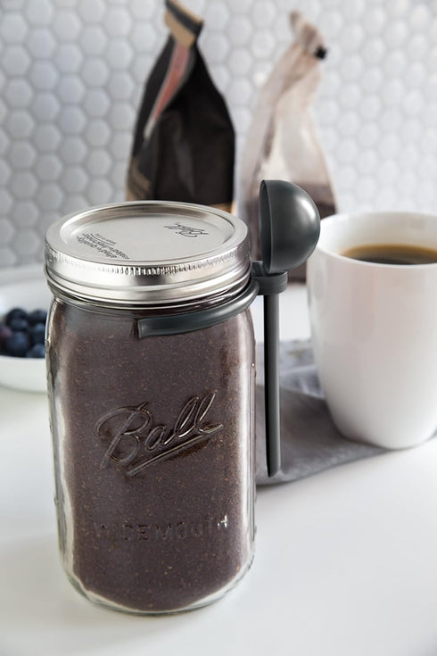 Jarware Coffee Spoon Clip for Wide Mouth Mason Jars, 6"...