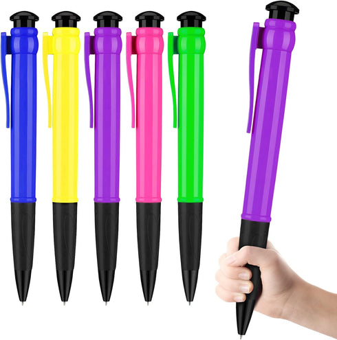 Jumbo Pens 11.3'' For Birthday Party Favors, Funny Party Favors Huge pens, Giant Pens Gag Gifts 5 Pcs...