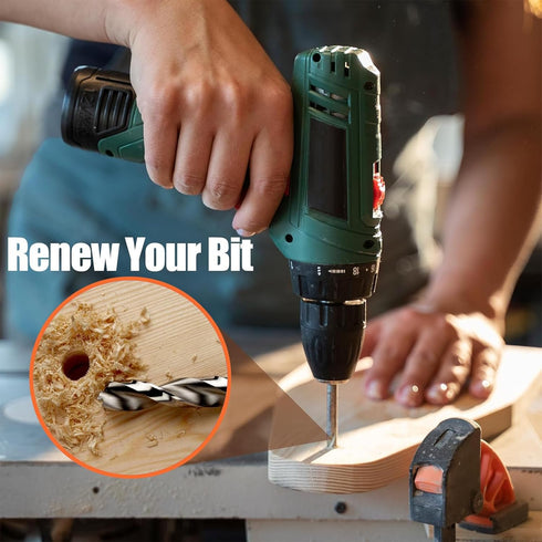 Drill Bit Sharpener, All Bits Mill Drill Machine Blade Sharpening Tool with 4 Grinding Wheels, Multipurpose Drill Bit Grinding Sharpener for High-...