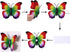 Amaonm® 60 Pcs 5 Packages Beautiful 3D Butterfly Wall Decals Removable DIY Home Decorations Art Decor Wall Stickers & Murals for Babys Bedroom Tv ...