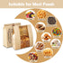 25 PCS Kraft Paper Bread Bags for Homemade Bread with Clear Window Large Sourdough Bread Bags Includes Label Seal Stickers Bakery Food Packaging B...