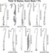 SUNNYCLUE 12Pcs 12 Styles Hook Bookmarks Findings Metal Bookmark Hairpin Stripe Hook Vintage Bookmark Clip for Crafting Jewelry Making Charms Chri...